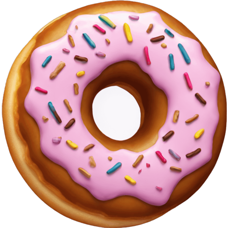 Donut celebrating  emoji