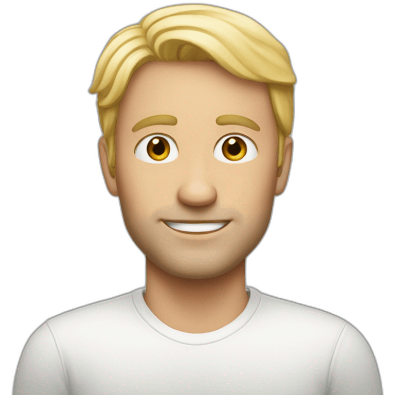 Most white man in existence emoji