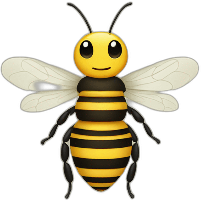 bee with human arms emoji