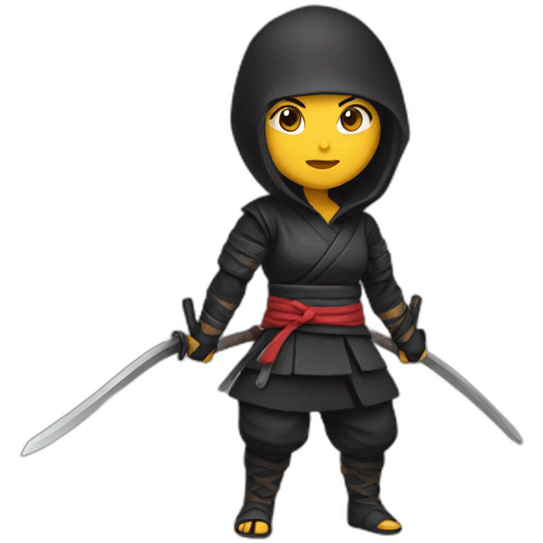 ninja girl emoji