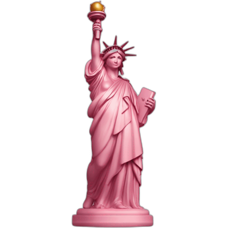 Statue liberté rose emoji