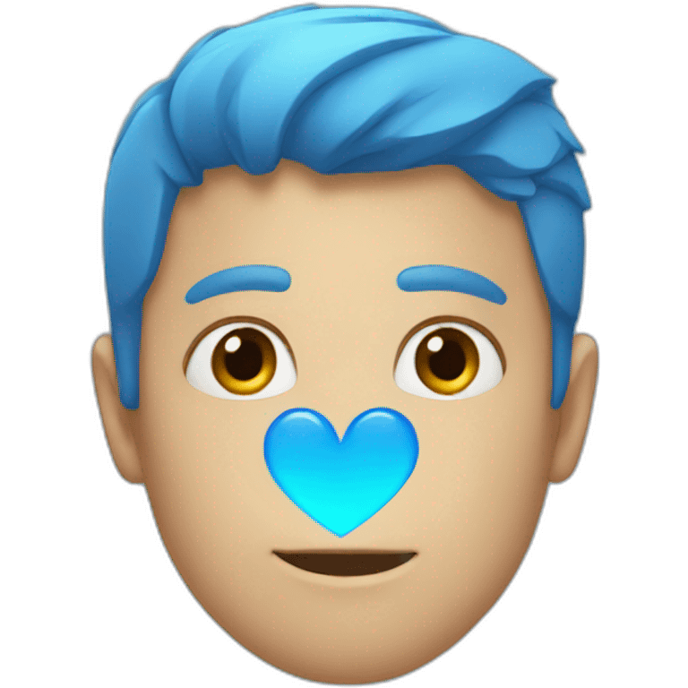 Blue heart emoji