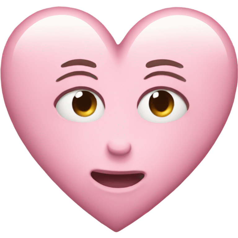 light pink heart emoji