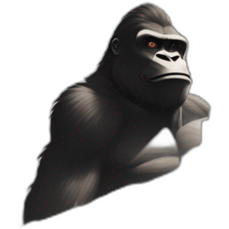 King Kong on building emoji