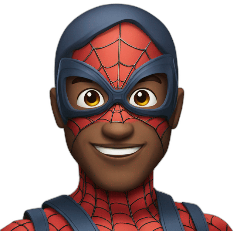 Spiderman portrait  emoji