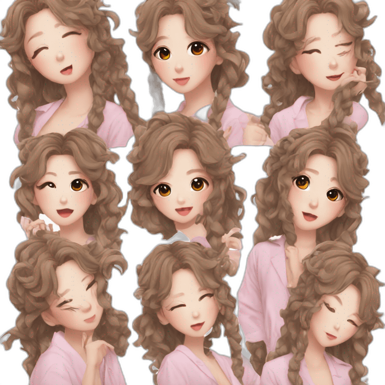 Yuqi kpop girl group emoji