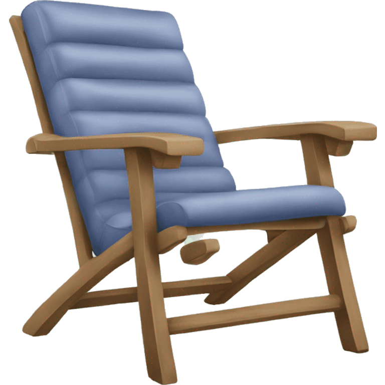 Long chair resort arsthetic emoji