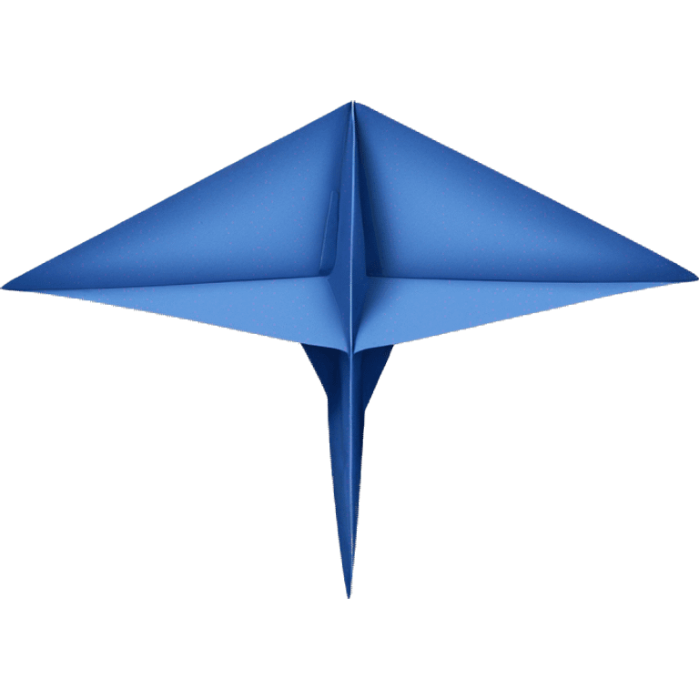 indigo paper plane emoji