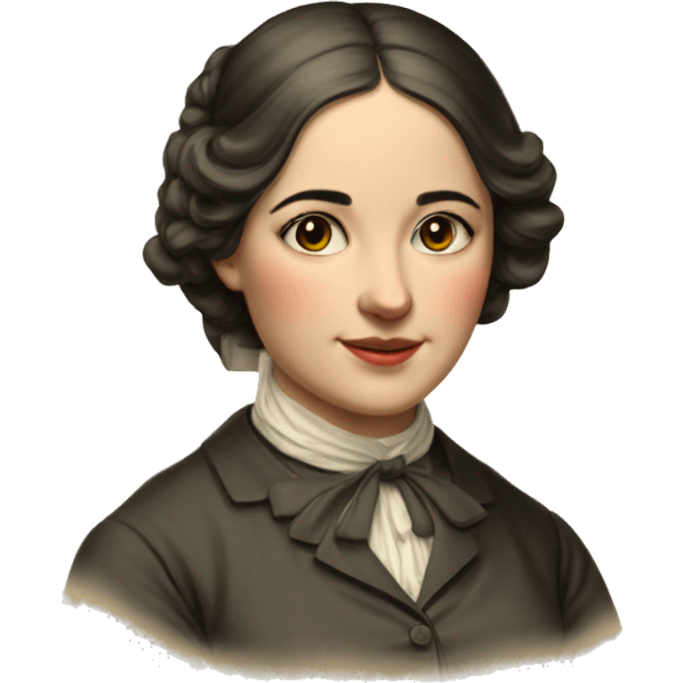 woman student 19 century emoji