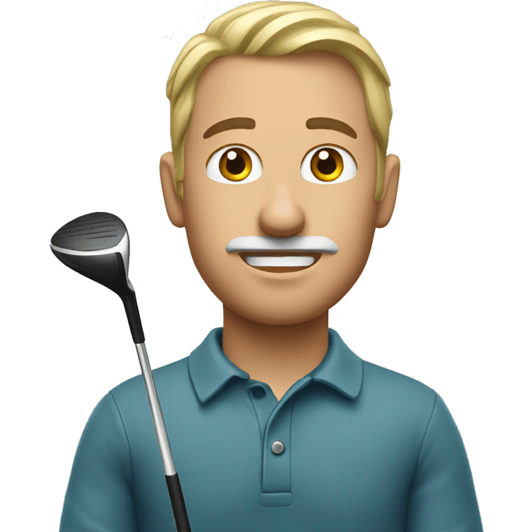 Man with a golf club  emoji