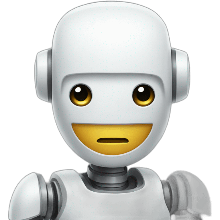 White robot emoji