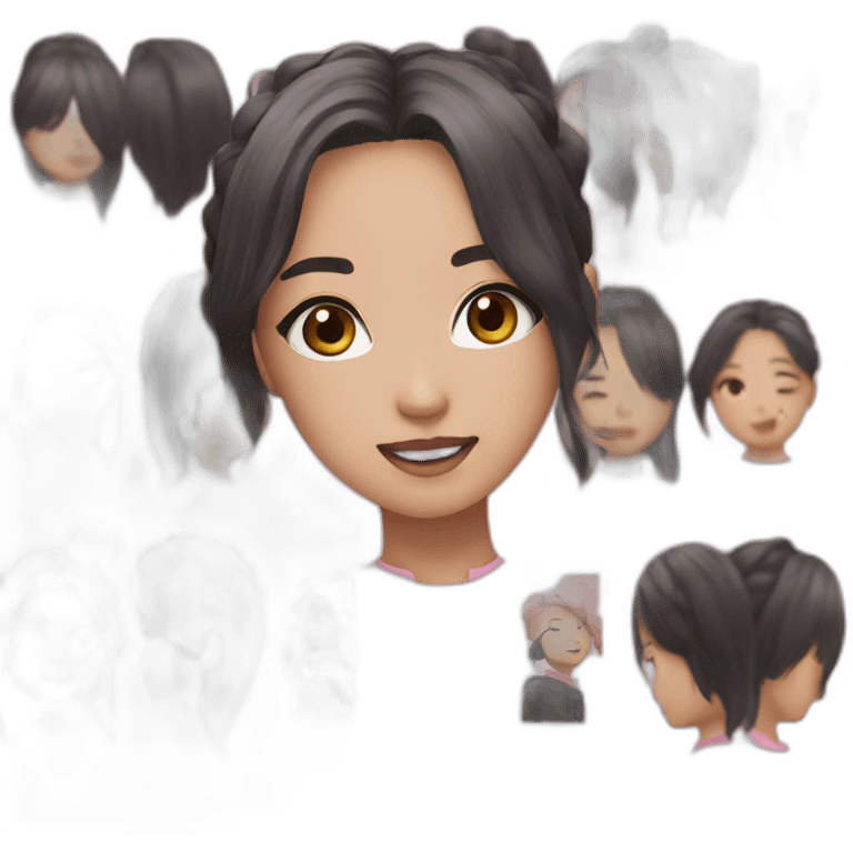 Black pink kpop emoji