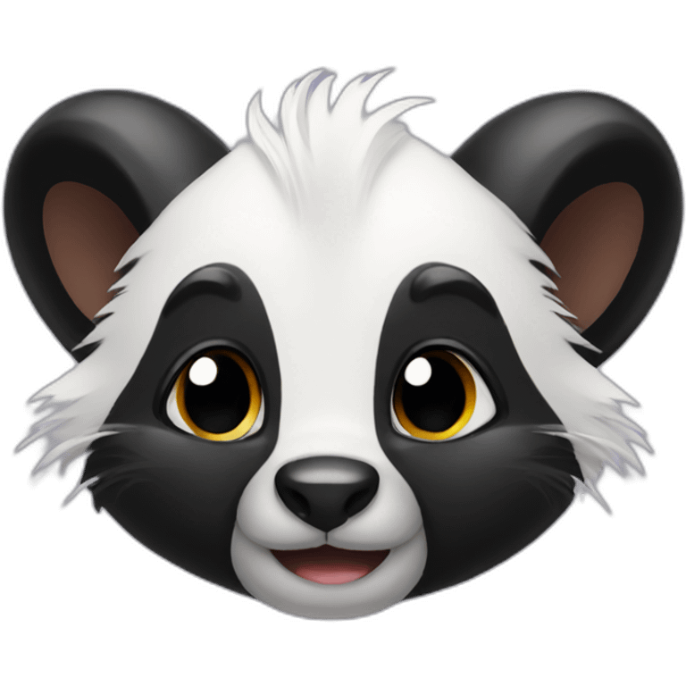 Cute skunk emoji