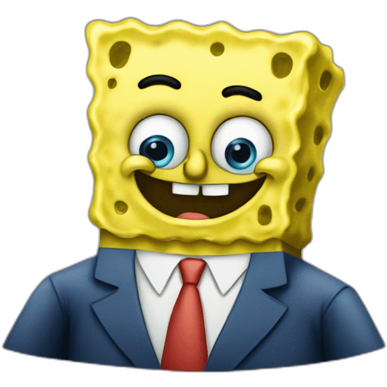 spongebob and joe biden emoji