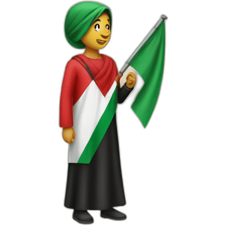 Free palestine  emoji