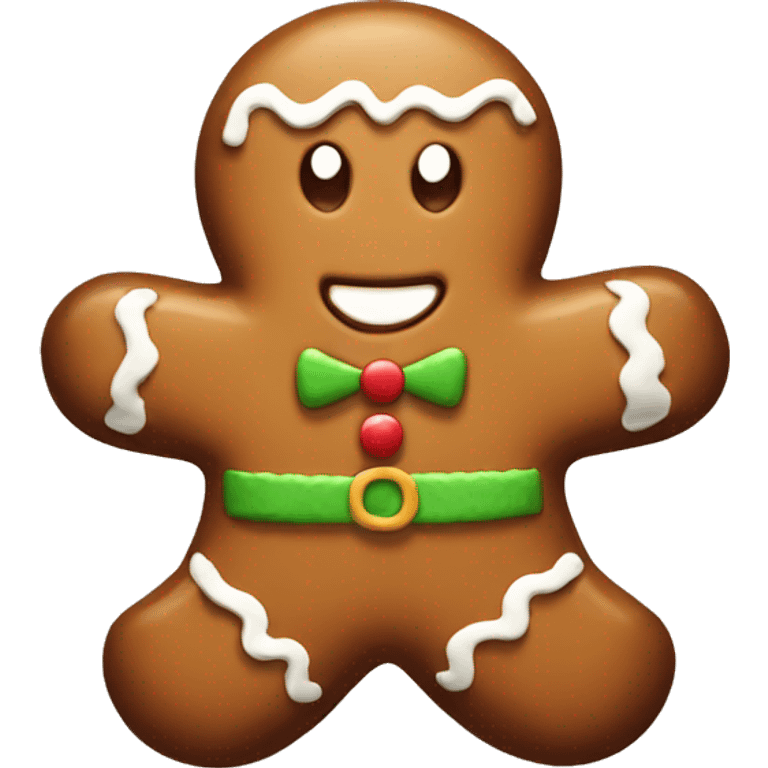 Delicious gingerbread emoji