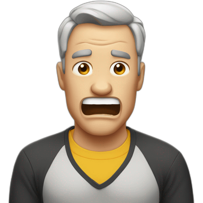 Hangry man emoji