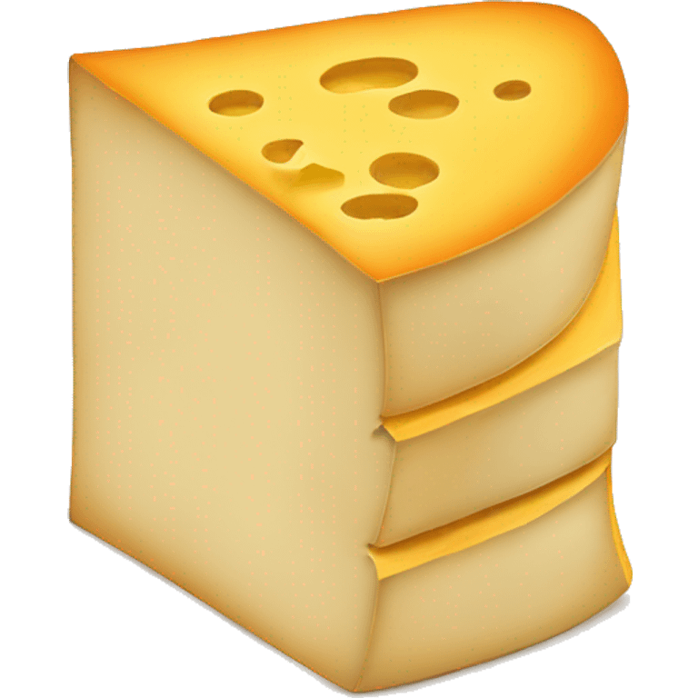 A book with cheese emoji