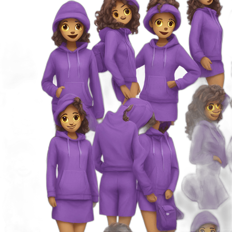 Purple clothes emoji