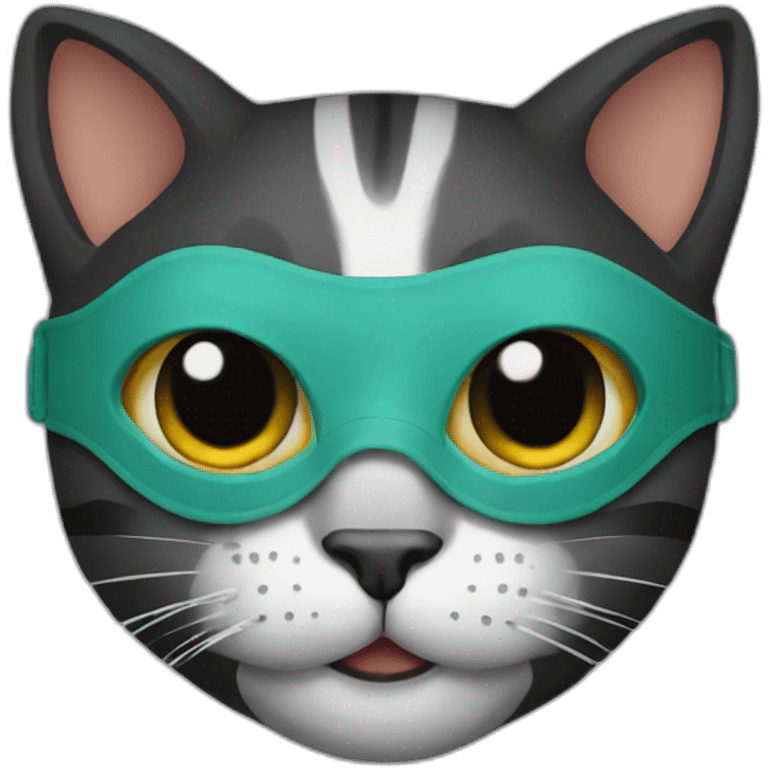 Cat in the mask emoji