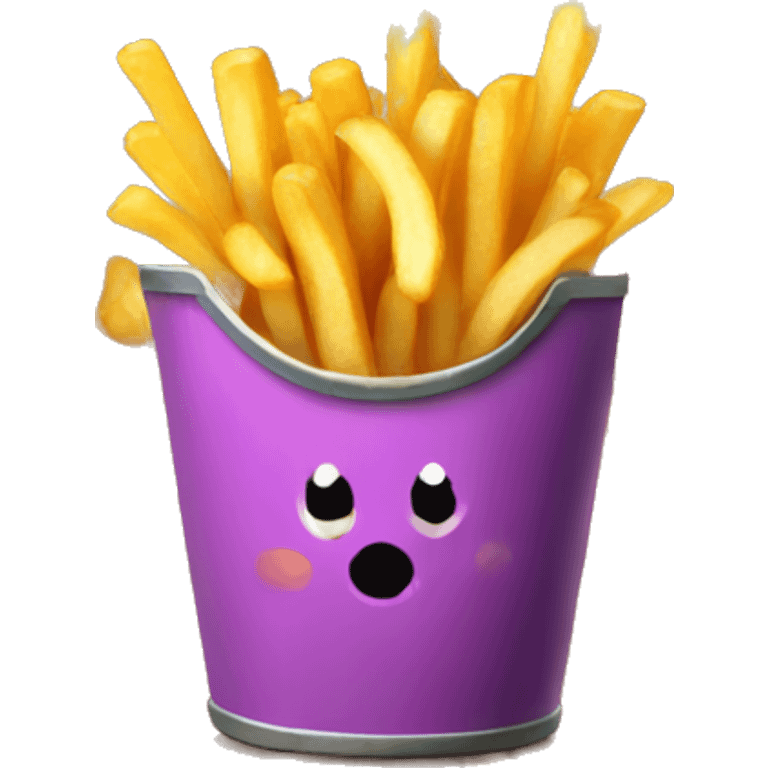 bucket of french fries emoji