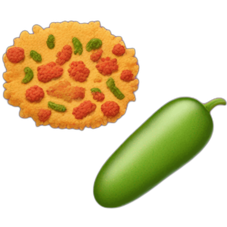 Indian food bacteria emoji