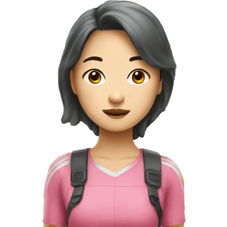 Asian kimchi girl emoji