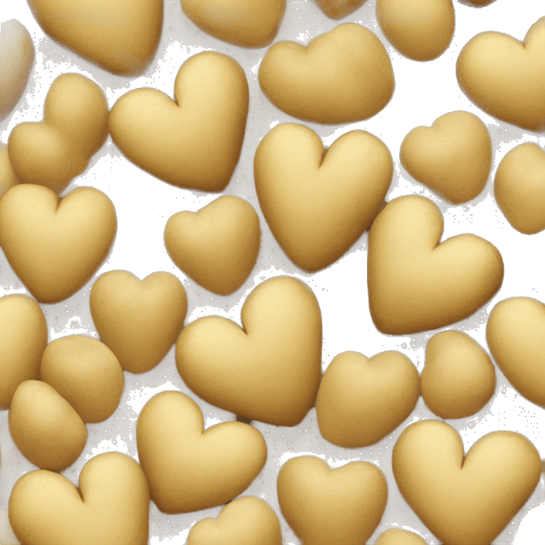 beige heart with potatoes emoji