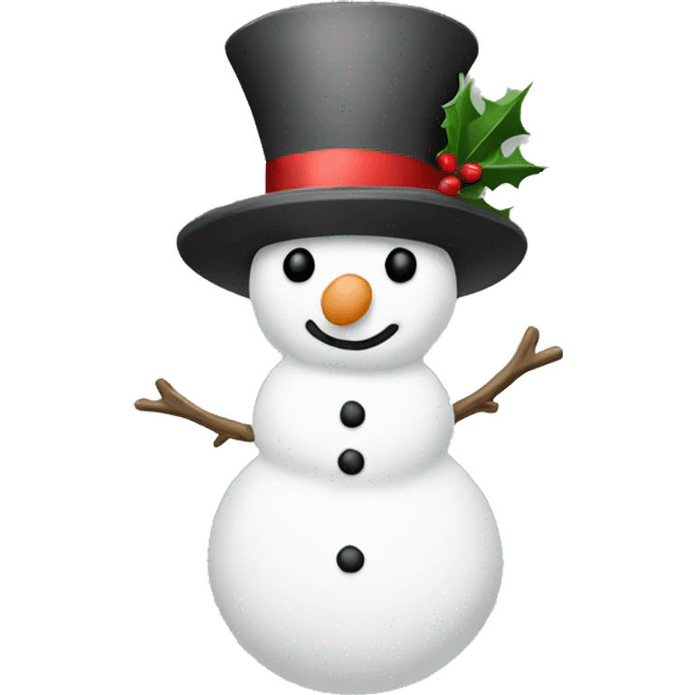 full body christmas hat snowman emoji