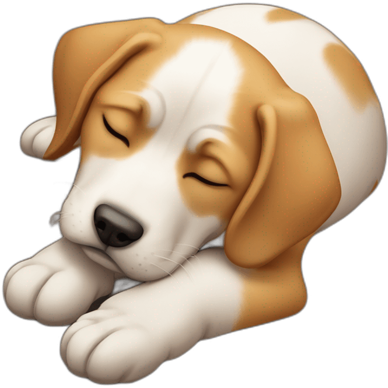 Un chien qui dort emoji