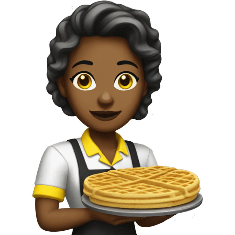 Waffle House waitress  emoji