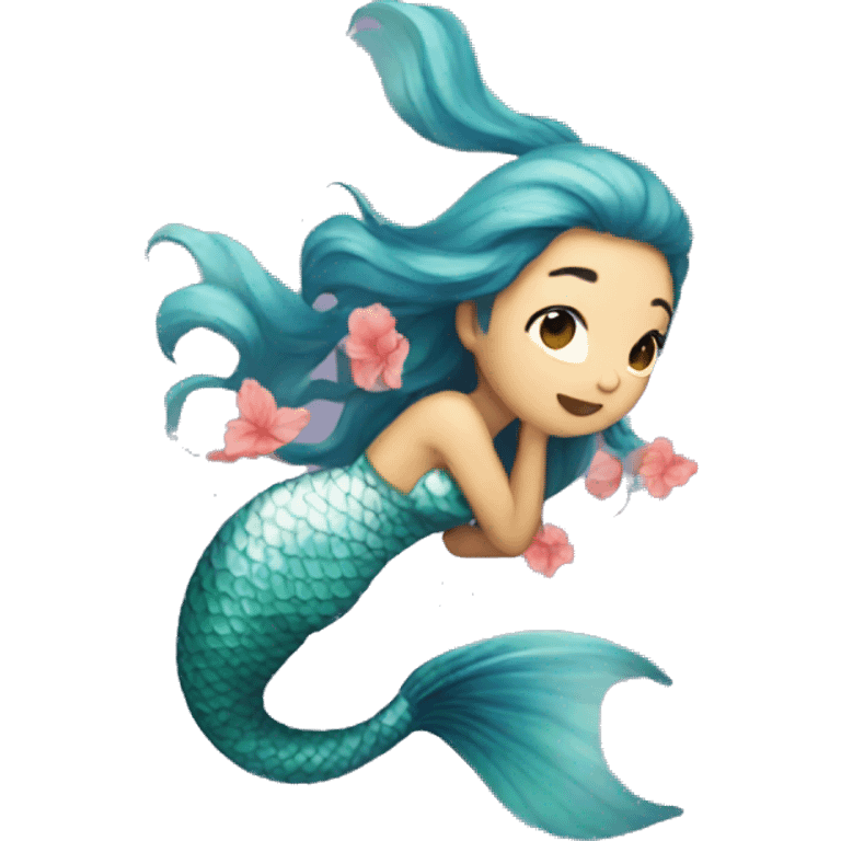 koi mermaid  emoji