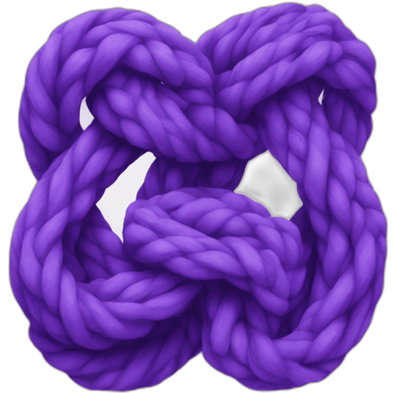 purple knot emoji