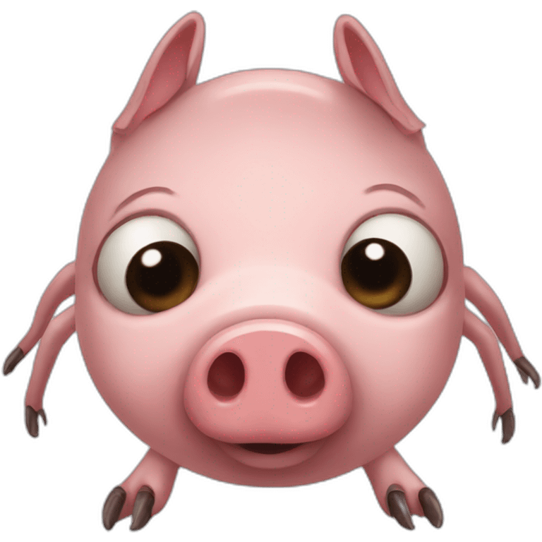 Pig insect  emoji