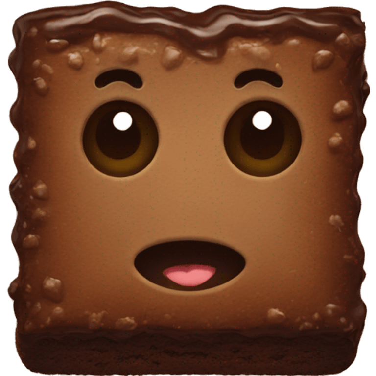 Brownie emoji