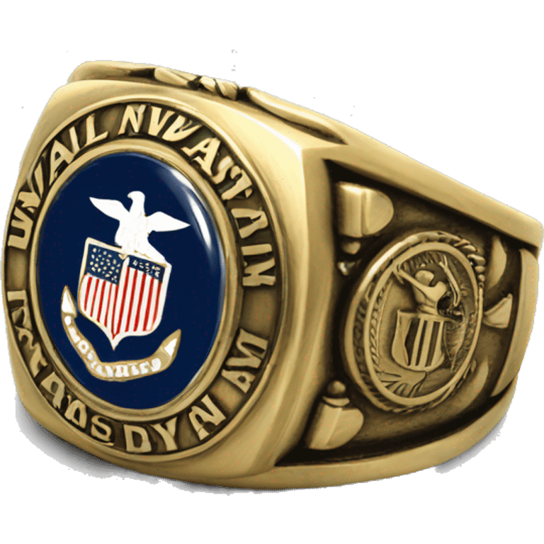 United States naval academy ring emoji