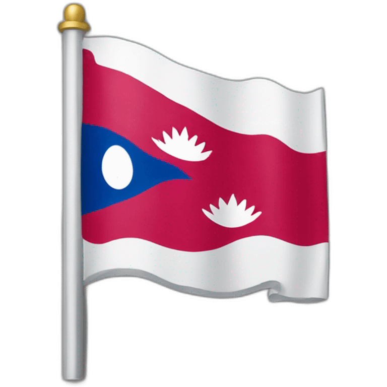 Country flag nepal emoji