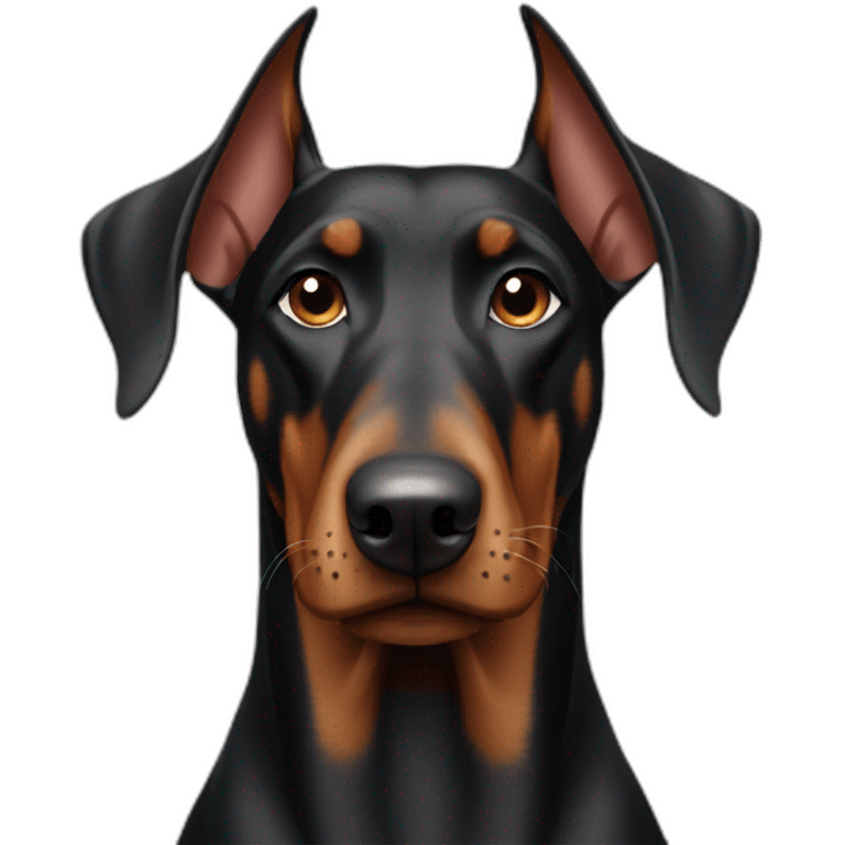 doberman more hair emoji