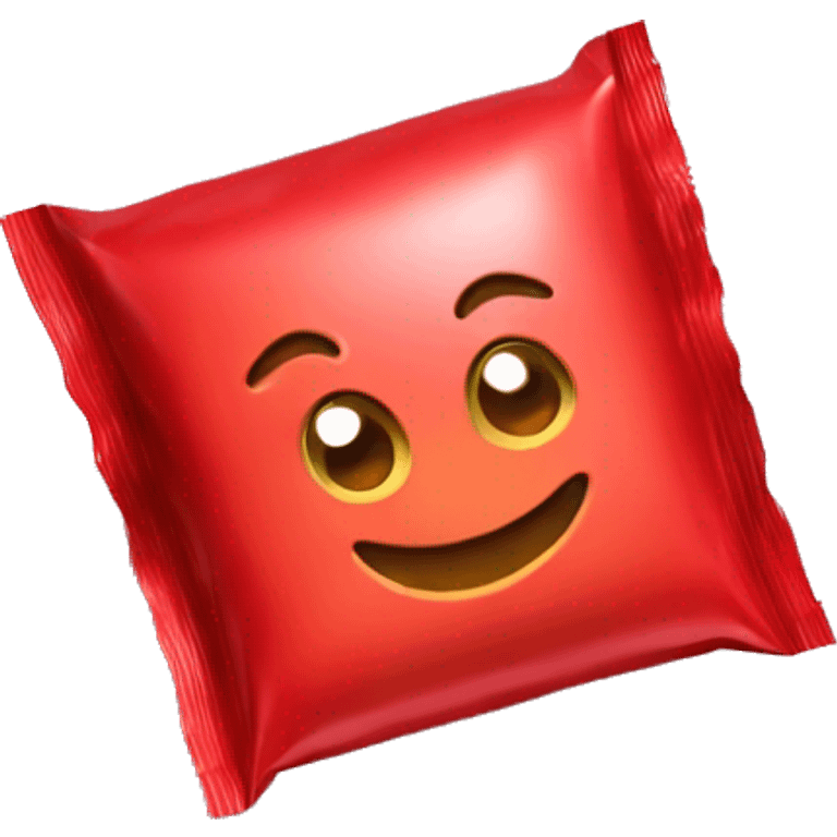 a candy in a red wrapper emoji