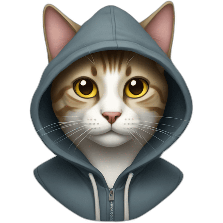 hood cat emoji