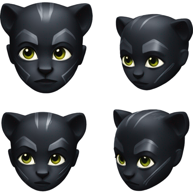 black panther marvel emoji