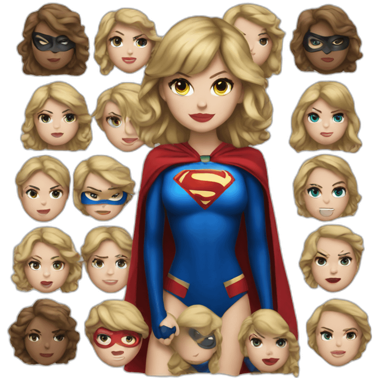 Superhero Taylor swift emoji