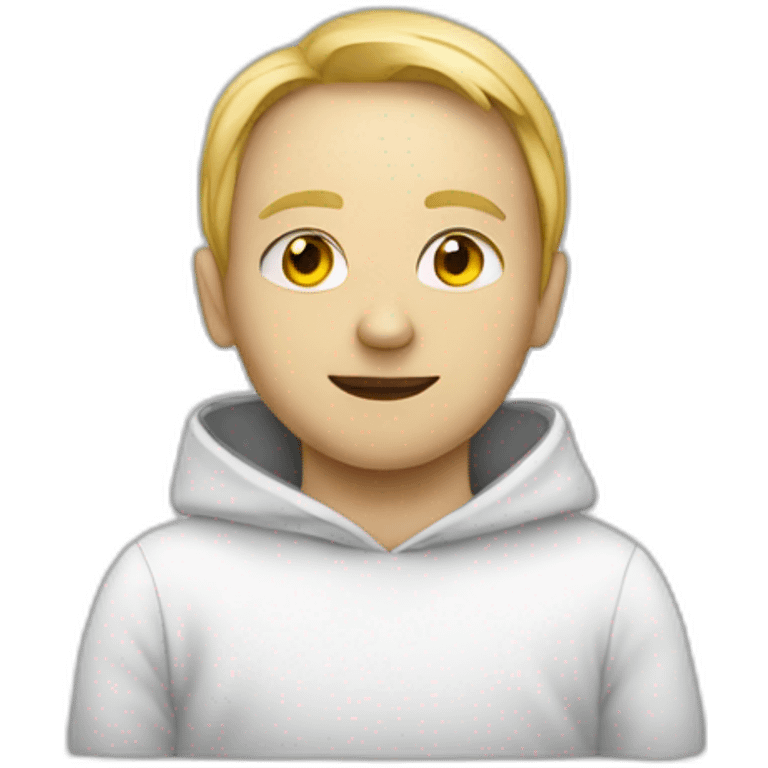 white human hacker emoji