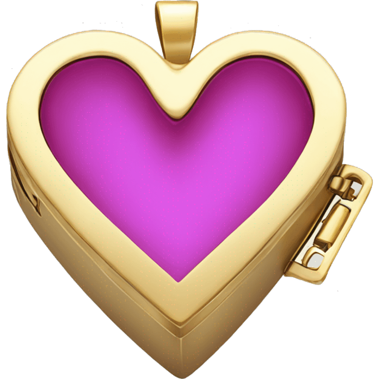 Heart locket emoji