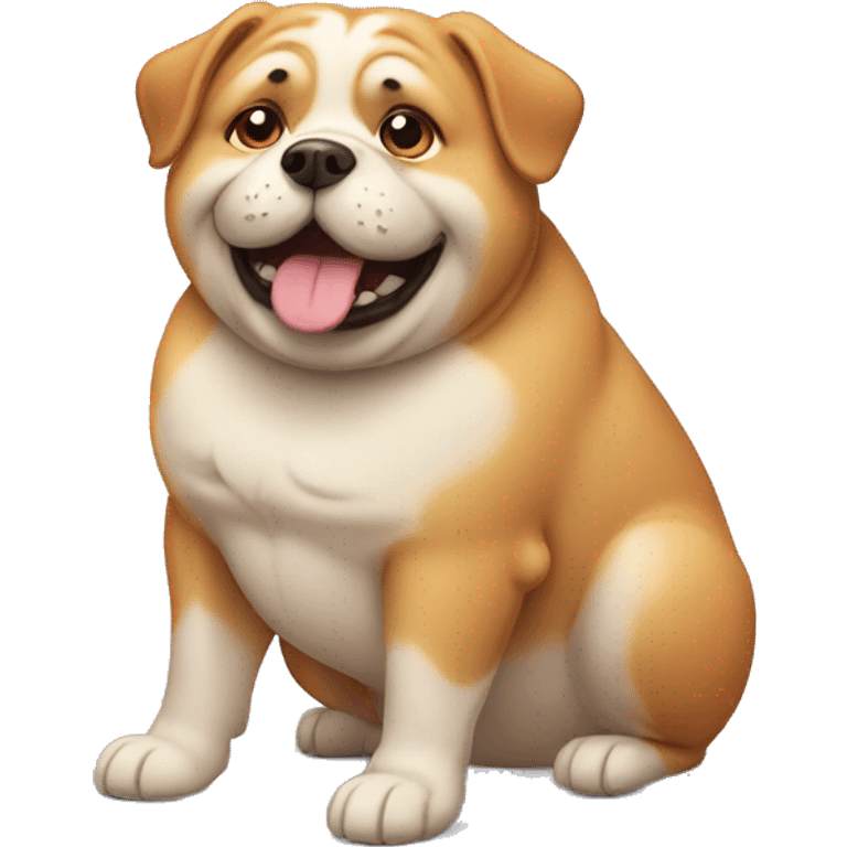 Fat dog emoji