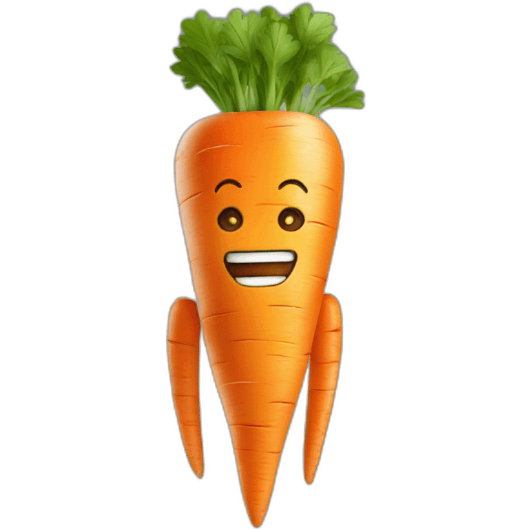 Robot carrot emoji