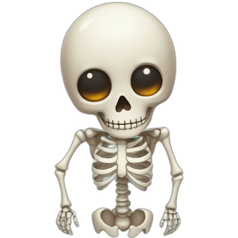 cute skeleton emoji