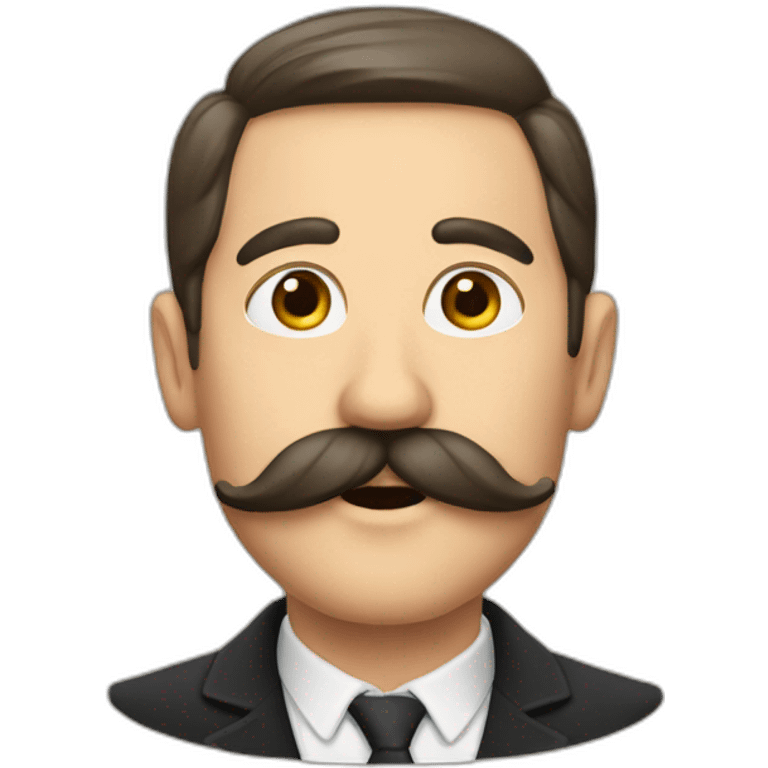 adolph mustache emoji