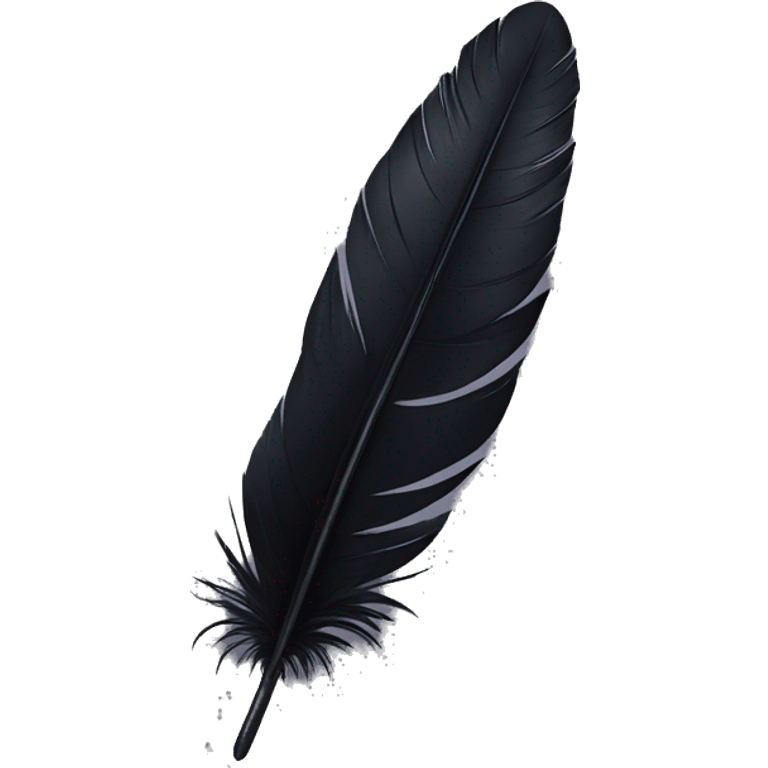 black feather emoji