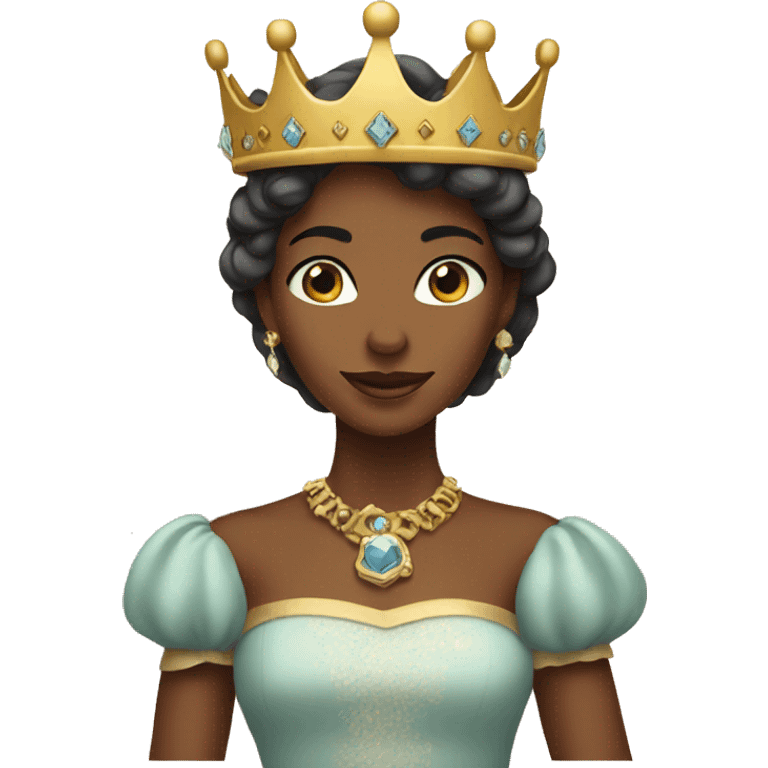 A princess wearing a crown emoji